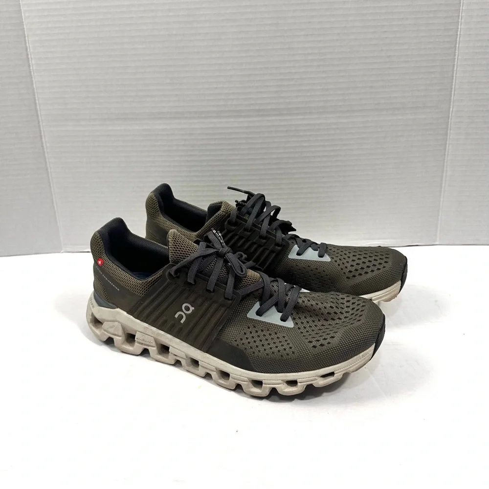 On‎ Cloudswift Olive Green Shoes Sz 10.5